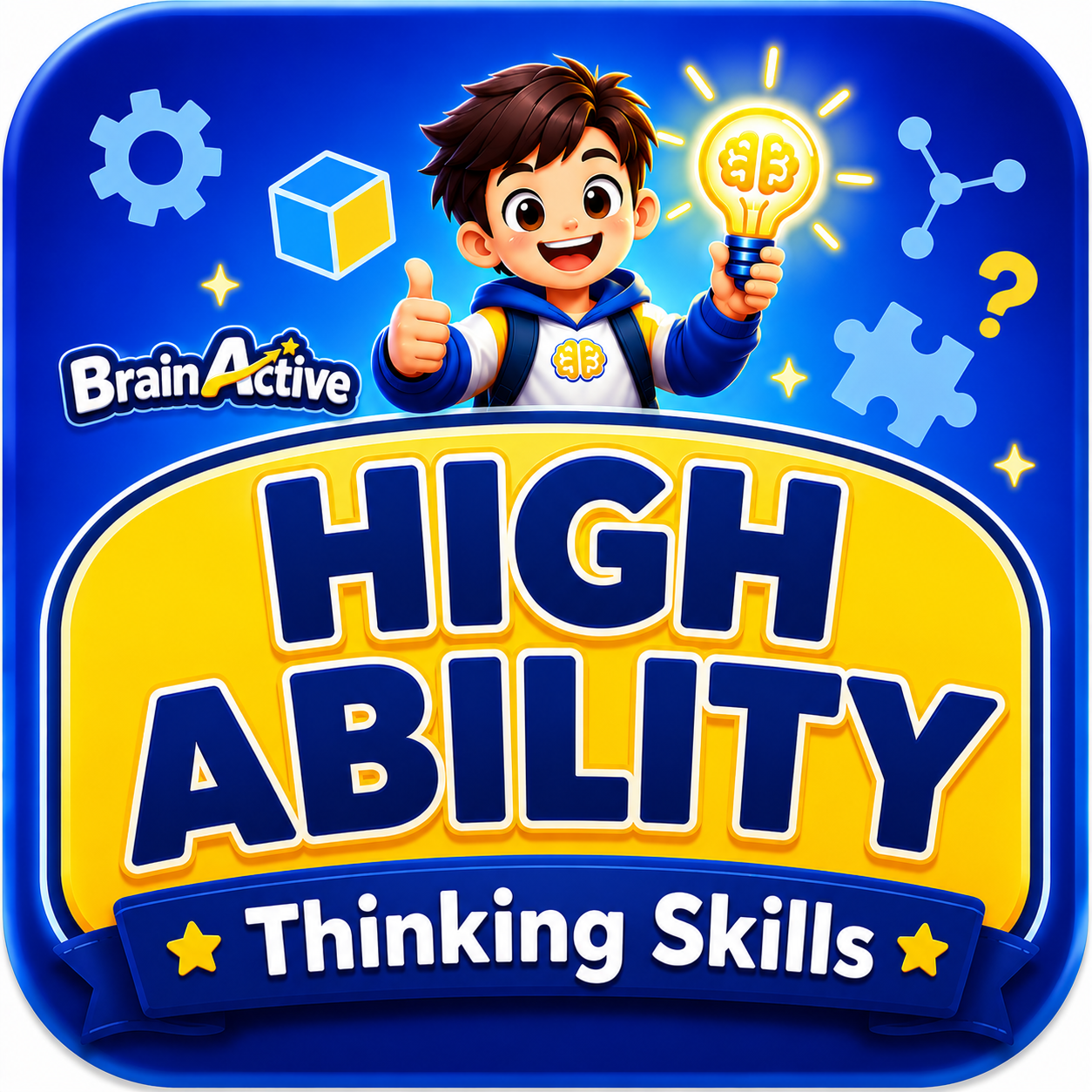 BrainActive P3 GEP High Ability Practice app